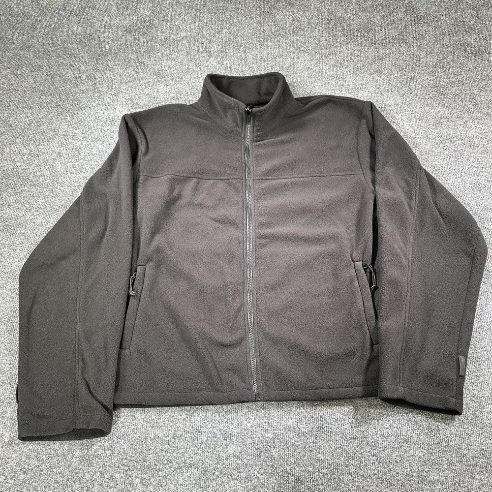Rothco Sweater Men's XL Black Fleece Full Zip Concealed Carry‎ Inner Pockets